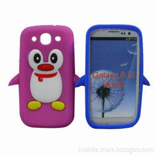 Silicone Case for Samsung Galaxy S3, Protects your Phone from Scratches, Shocks and Collisions